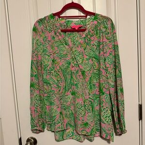 EUC Elsa Lilly Pulitzer Top